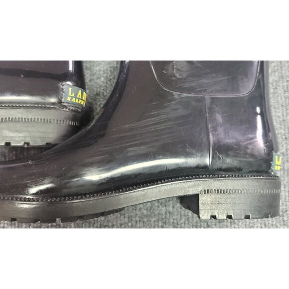 Lauren Ralph Lauren Rossalyn II Womens Rain Boots Size 7 Black PVC Waterproof - Picture 8 of 9
